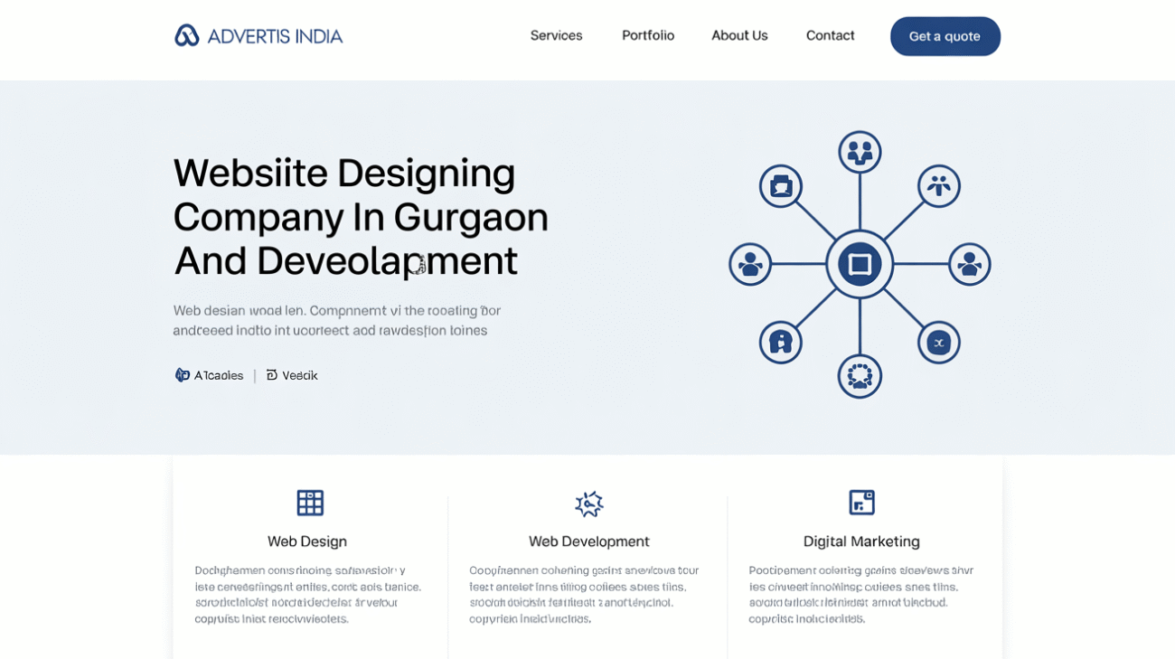 One-Stop Web Development Services with Advertis India, A Leading Website Designing Company in Gurgaon.