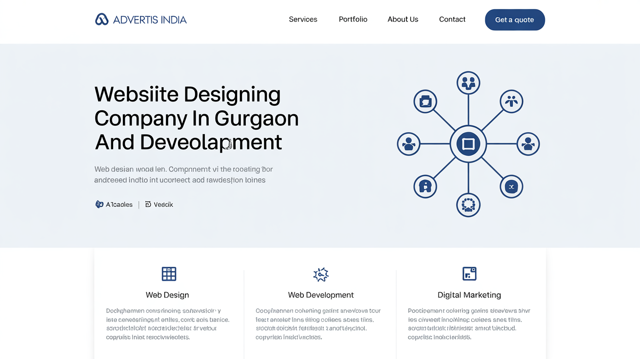 One-Stop Web Development Services with Advertis India, A Leading Website Designing Company in Gurgaon.